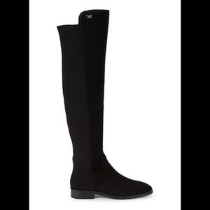 Stuart Weitzman KEELAN Black Suede Boots